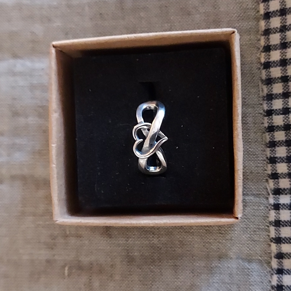 Sterling silver heart ring